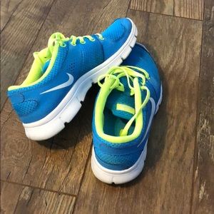 Blue & Green Nike Sneakers
